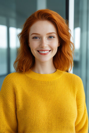 Smiling business man in shirt and tieの素材