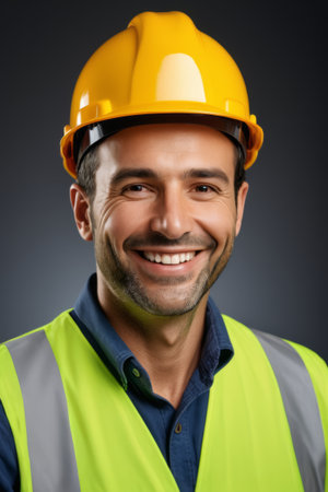 Little girl smiling with headphonesの素材