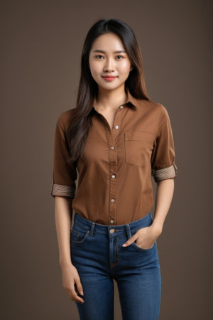 Portrait of a man with glasses and beardの素材