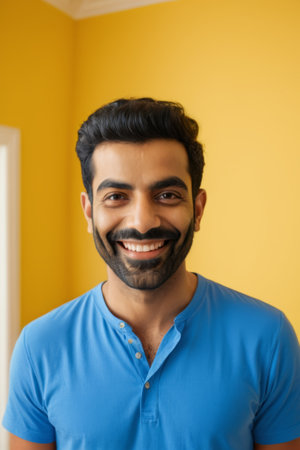 Close up portrait of a smiling womanの素材