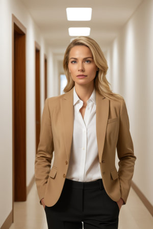 Portrait of mature man in suit and tieの素材