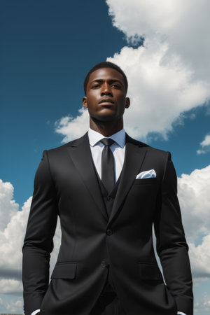 Smiling Men's Business Xiao Pixel Materialsの素材