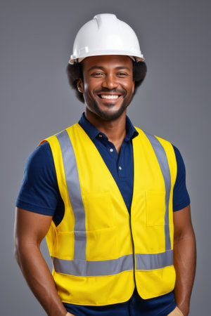 Smiling businessman in suitの素材