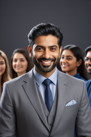 Asian Business Men Portrait Close upの素材