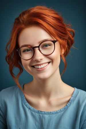 Close up portrait of a womanの素材