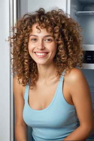 Uniformed nurses stand in the wardの素材