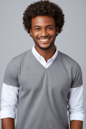 Close up portrait of young woman's faceの素材