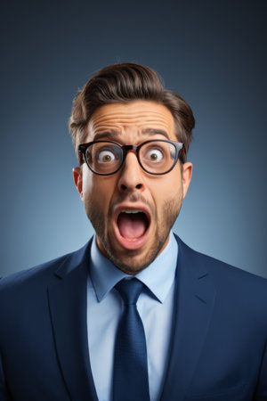 Business Men Career Portrait Close upの素材