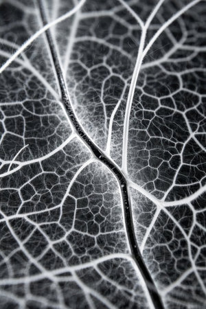 Macro close up of leaf textureの素材