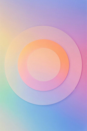 Gradient circular abstract background design materialの素材