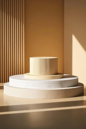 Simple style multi layer circular display standの素材