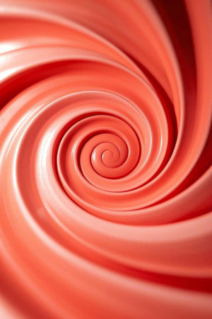 Red swirl abstract patternの素材
