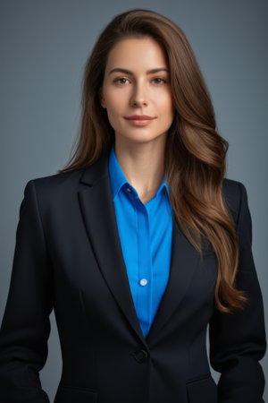 Business Portrait of a Working Womanの素材