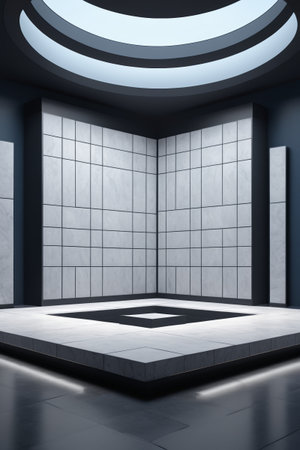 Modern minimalist style indoor display spaceの素材