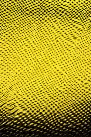 Yellow halftone dot texture backgroundの素材