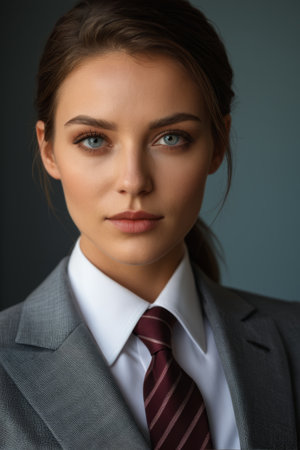 Business portraits of working womenの素材