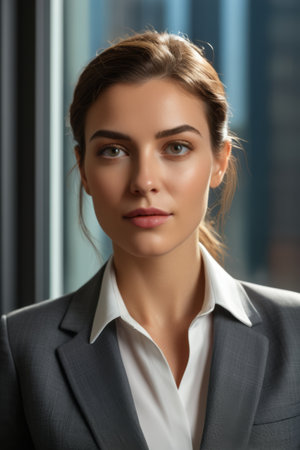 Close up of working women's business imageの素材