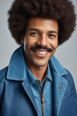 Smiling African man Xiao Pixieの素材