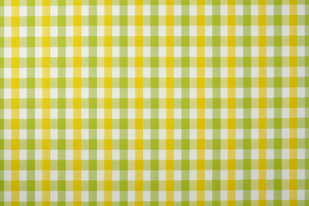 Yellow and green checked pattern backgroundの素材