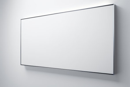 Blank modern style wall billboardの素材