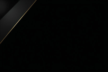 Black background with gold line materialの素材