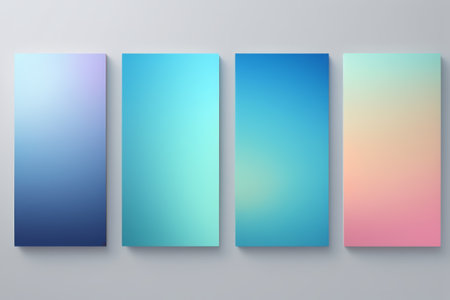 Gradient color background board displayの素材