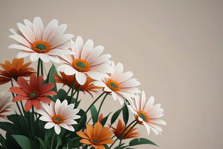 Close up of colorful flowersの素材