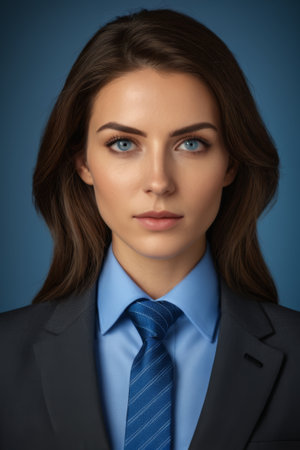 Business portrait of working womenの素材