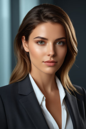 Business portrait of working womenの素材