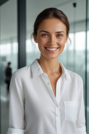 Smiling Portraits of Business Womenの素材