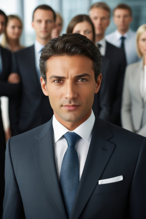 Team portrait of business peopleの素材