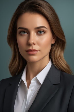 Business portrait of working womenの素材