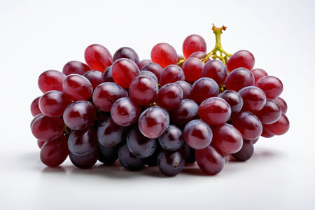 Close up of fresh red grapesの素材
