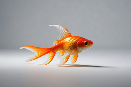 Close up Orange Goldfish Materialの素材
