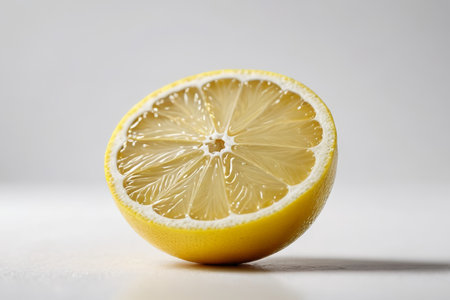 Close up to half a lemonの素材