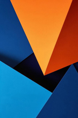 Colorful geometric shapes spliced backgroundの素材