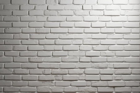 White brick wall texture background materialの素材