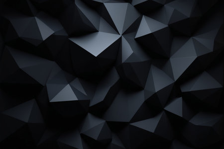 Black Geometric Polygon Background Materialの素材