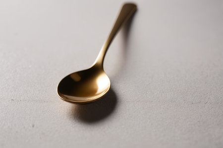 Close up of the golden spoonの素材