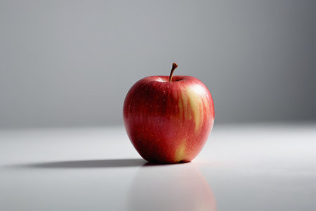 Close up of the red appleの素材