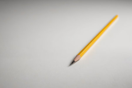 Yellow pencil close up materialの素材