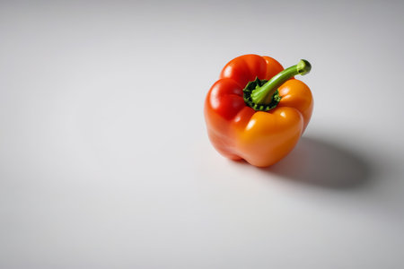 Close up of colorful bell peppersの素材