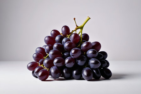 Fresh Purple Grape Still Life Close upの素材