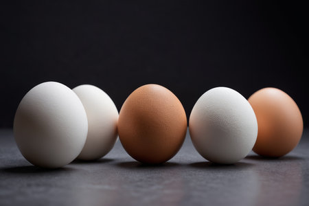 Arranged egg still life materialの素材