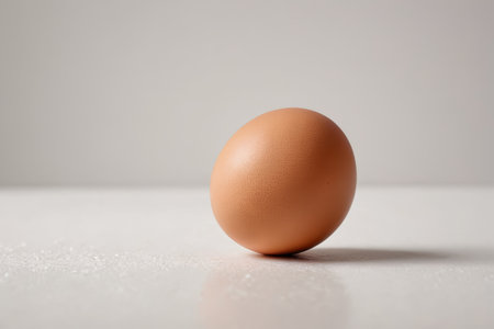 Close up of brown eggsの素材