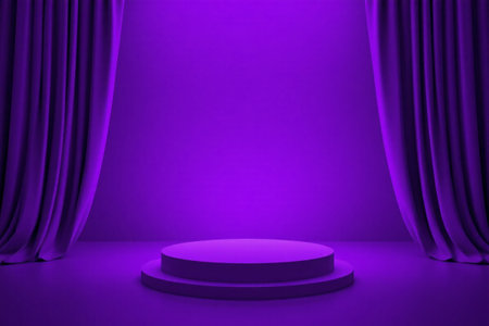 Purple stage background materialの素材