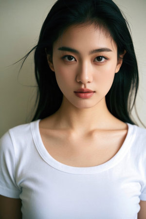 Pure Beauty Photo White T Shirt Photoの素材