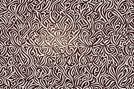 Black and white abstract decorative pattern backgroundの素材