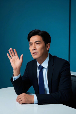 Suit Men's Business Meeting Sceneの素材