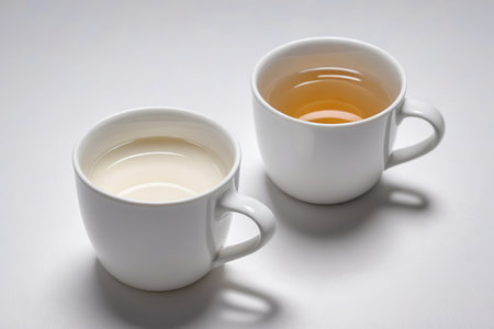 Close up of two drinksの素材